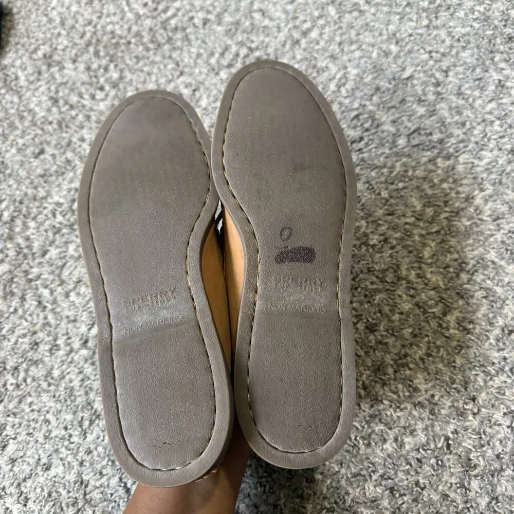 Sperry Men’s Gold Cup 2 Eye Tan Brown Leather Boat Shoes Size 10.5
